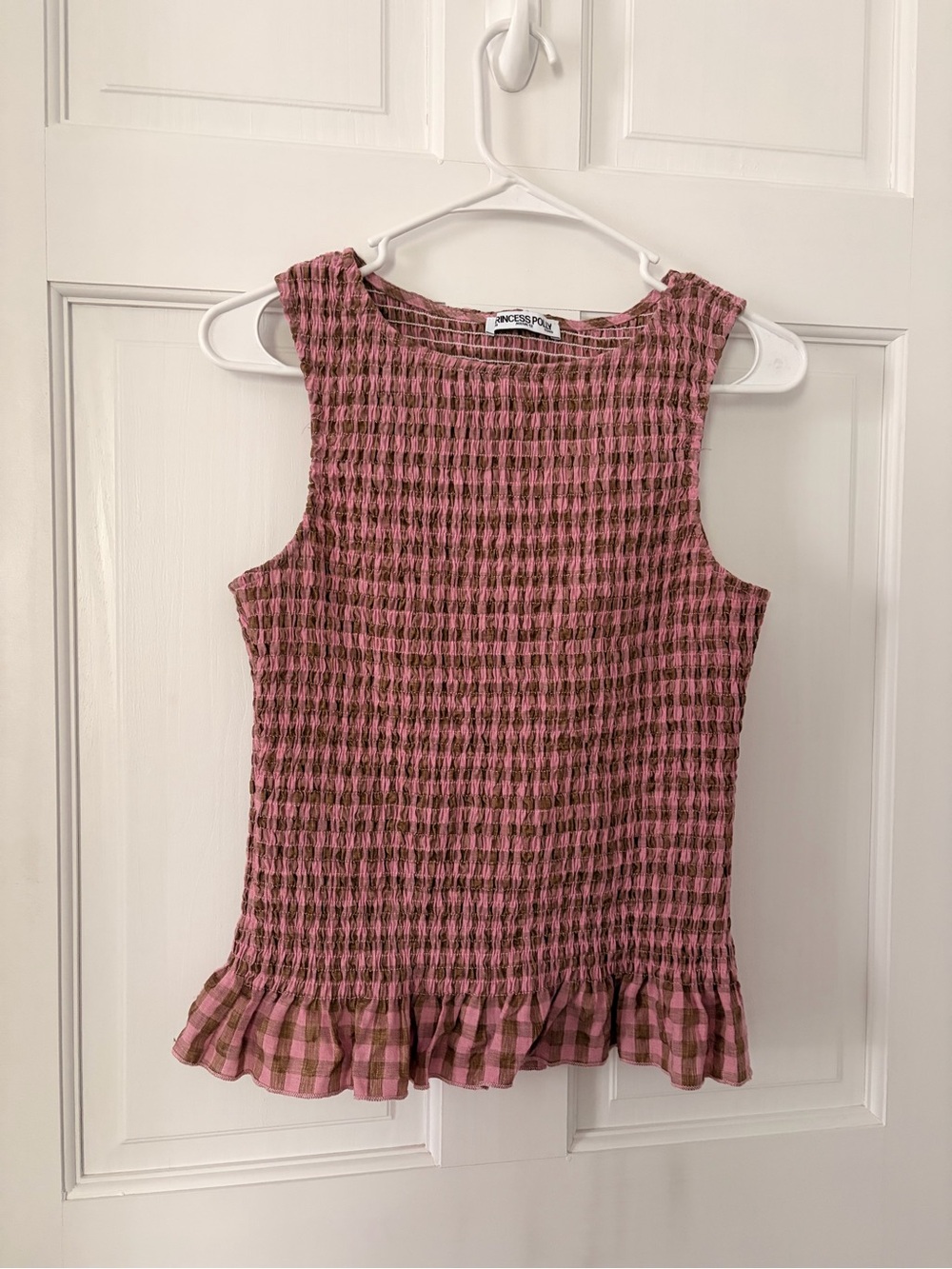 Princess Polly Ruffle-Hem Top - size 8